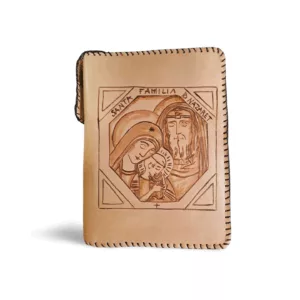 funda de piel para biblia medalla san benito (copia)